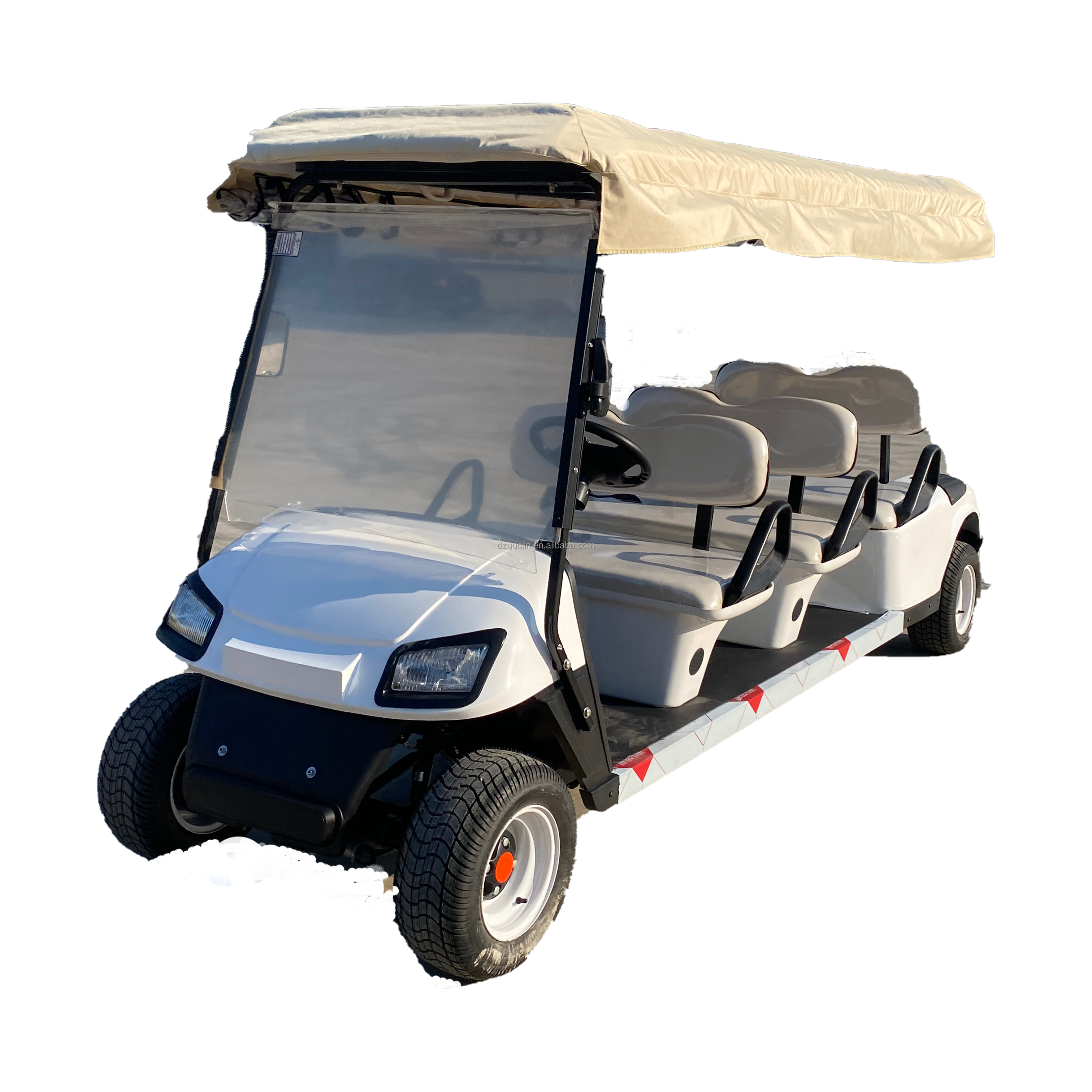 Comfortable Electric Golf Cart Resort Hotel Airport Trolley Bus Villa 2 4 6 8 Seater Electric Sightseeing Trolley